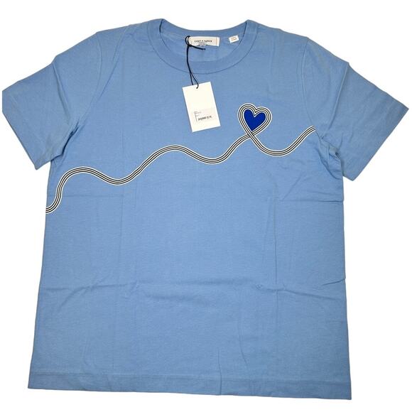 Chinti and Parker Graphic Print Crew Neck T-Shirt Size S - Picture 2 of 8